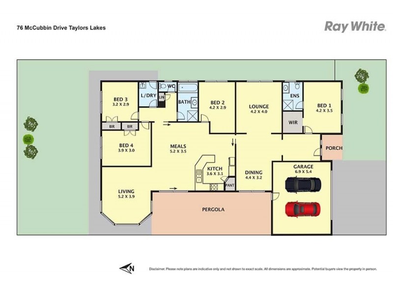76 McCubbin Drive, Taylors Lakes VIC 3038 Floorplan