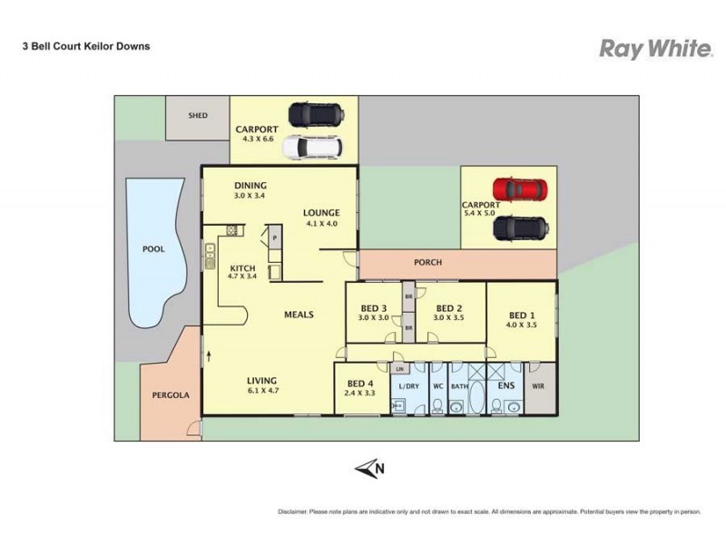3 Bell Court, Keilor Downs VIC 3038 Floorplan