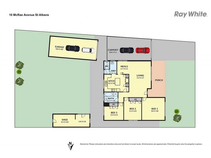 10 McRae Avenue, St Albans VIC 3021 Floorplan