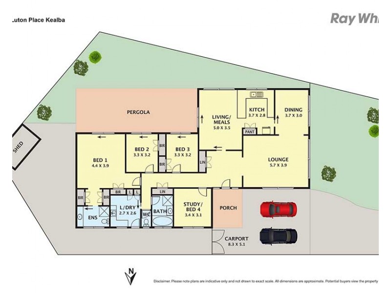 8 Luton Court, Kealba VIC 3021 Floorplan