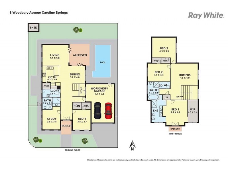 8 Woodbury Avenue, Caroline Springs VIC 3023 Floorplan