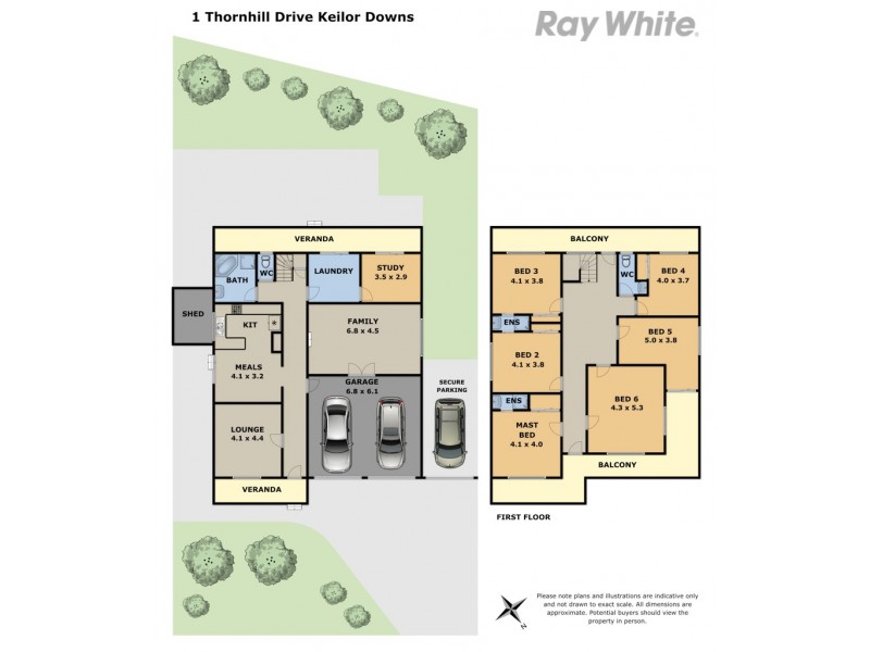 1 Thornhill Drive, Keilor Downs VIC 3038 Floorplan