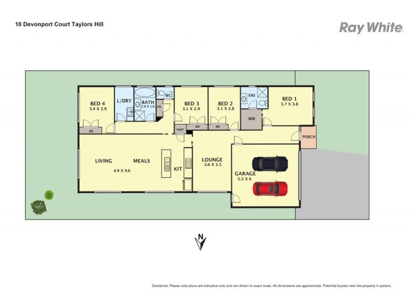 10 Devonport crt, Taylors Hill VIC 3037 Floorplan