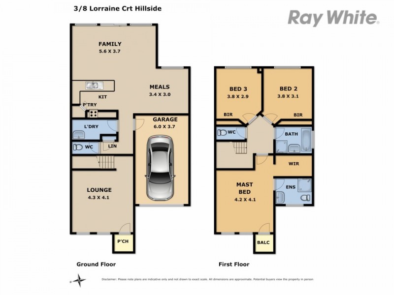 3/8 Lorraine Court, Hillside VIC 3037 Floorplan