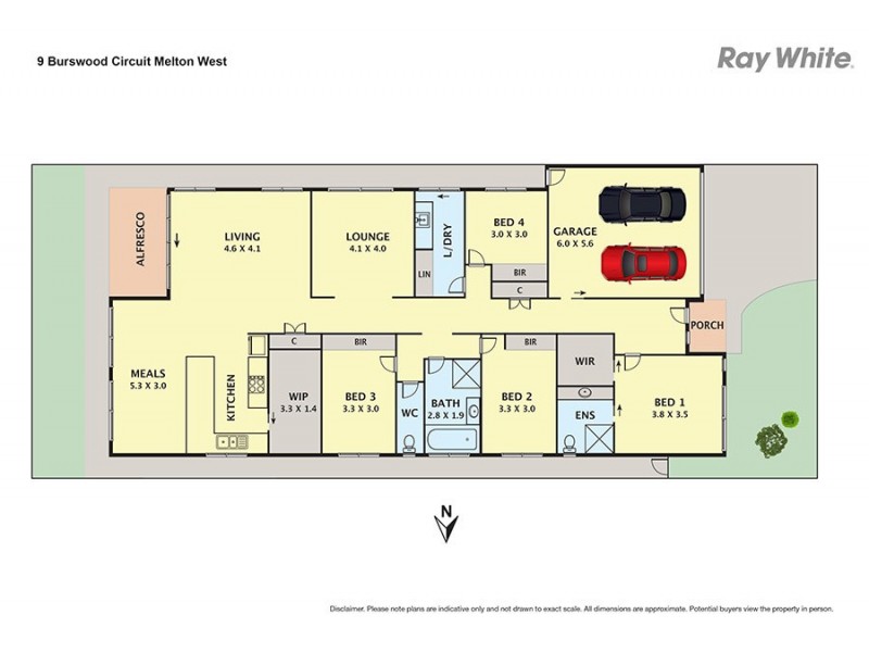 9 Burswood Circuit, Melton West VIC 3337 Floorplan