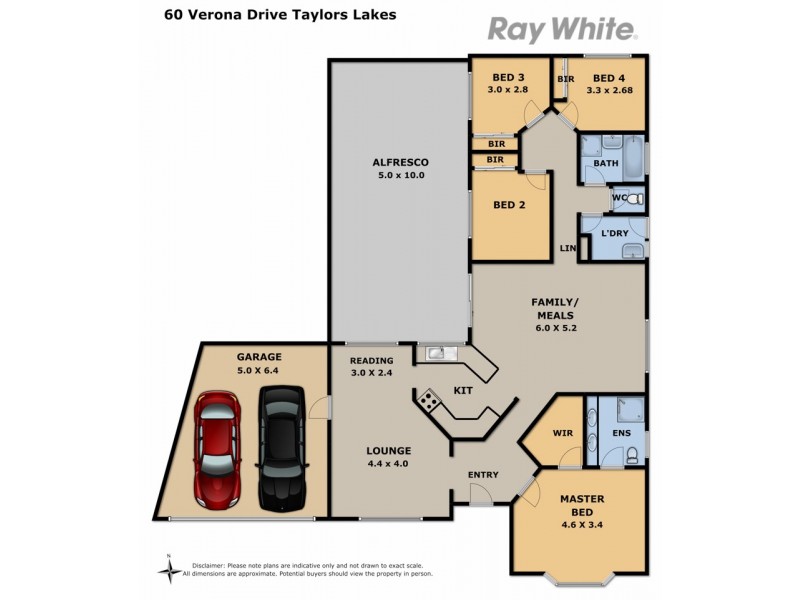60 Verona Drive, Taylors Lakes VIC 3038 Floorplan