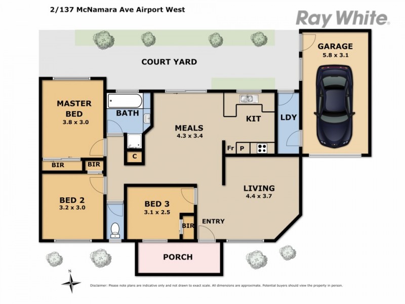 2/137 McNamara ave, Airport West VIC 3042 Floorplan