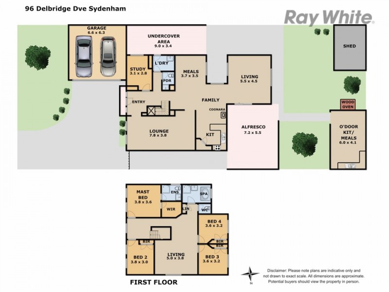 96 Delbridge Drive, Sydenham VIC 3037 Floorplan