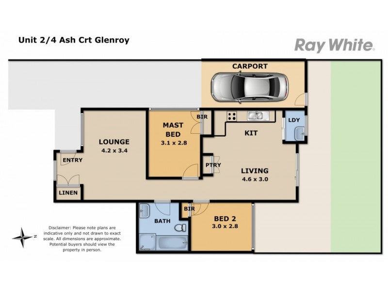 2/4 Ash Court, Glenroy VIC 3046 Floorplan