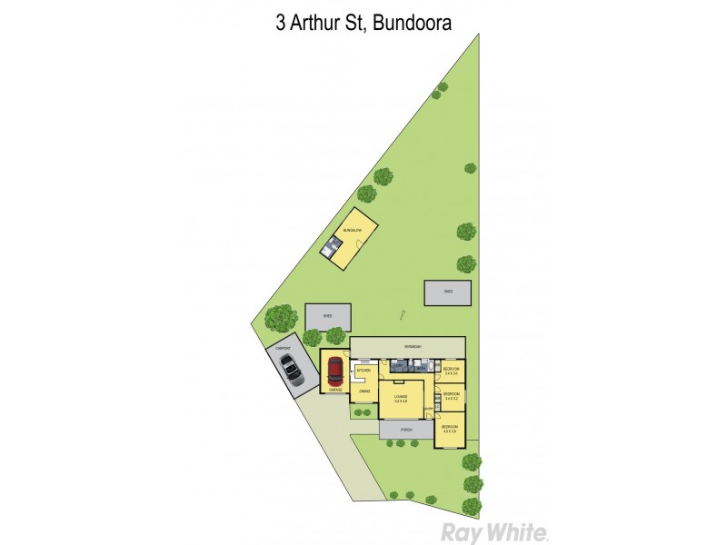 3 Arthur Street, Bundoora VIC 3083 Floorplan