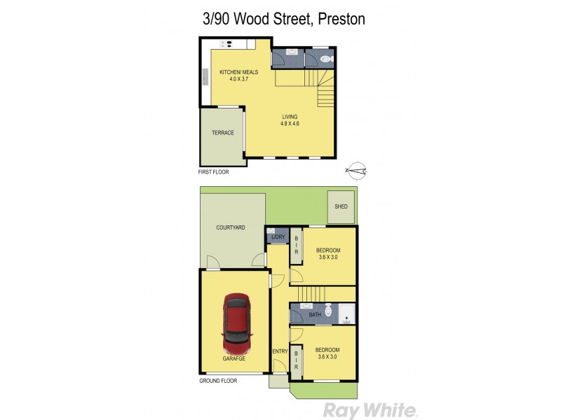 3/90 Wood Street, Preston VIC 3072 Floorplan