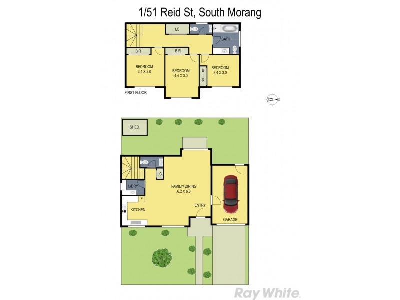 1/51 Reid Street, South Morang VIC 3752 Floorplan