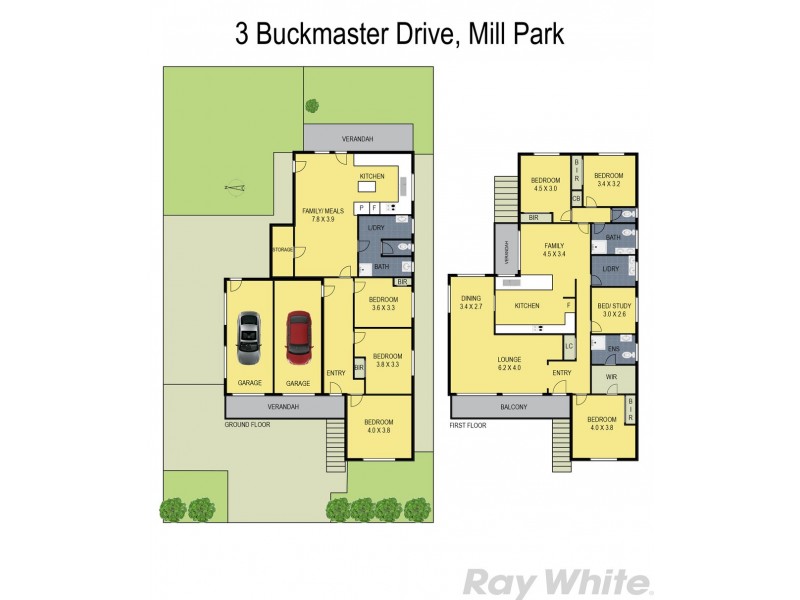 3 Buckmaster Drive, Mill Park VIC 3082 Floorplan