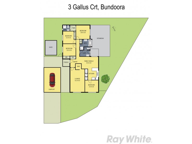 3 Gallus Court, Bundoora VIC 3083 Floorplan