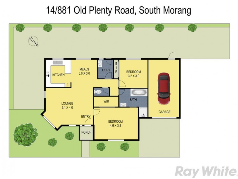 14/881 Old Plenty Road, South Morang VIC 3752 Floorplan