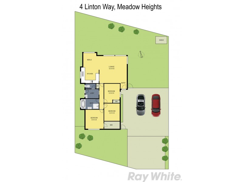 4 Linton Way, Meadow Heights VIC 3048 Floorplan
