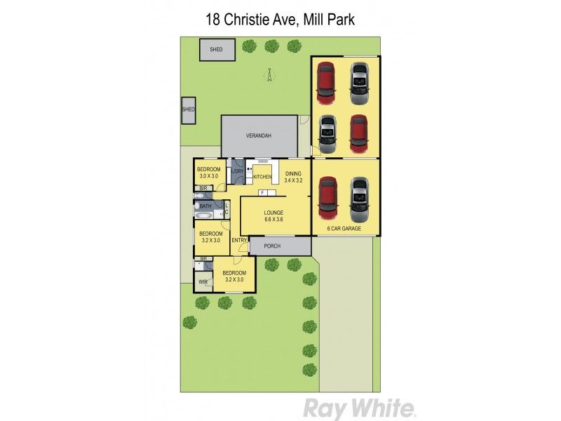 18 Christie Avenue, Mill Park VIC 3082 Floorplan