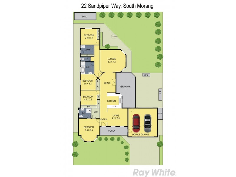 22 Sandpiper Way, South Morang VIC 3752 Floorplan