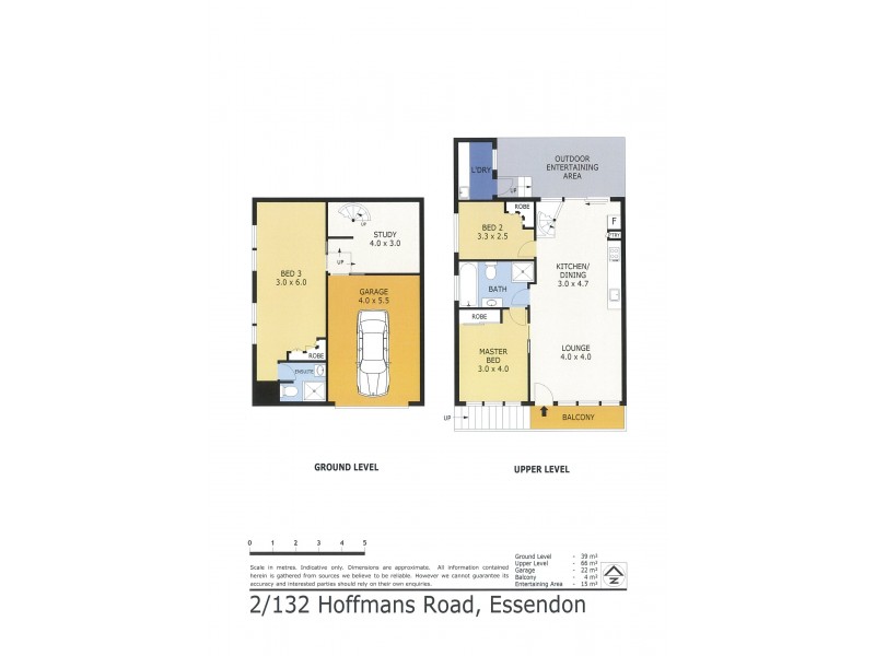 2/132 Hoffmans Road, Essendon VIC 3040 Floorplan