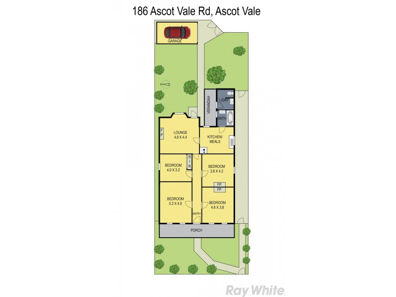 186 Ascot Vale Road, Ascot Vale VIC 3032 Floorplan