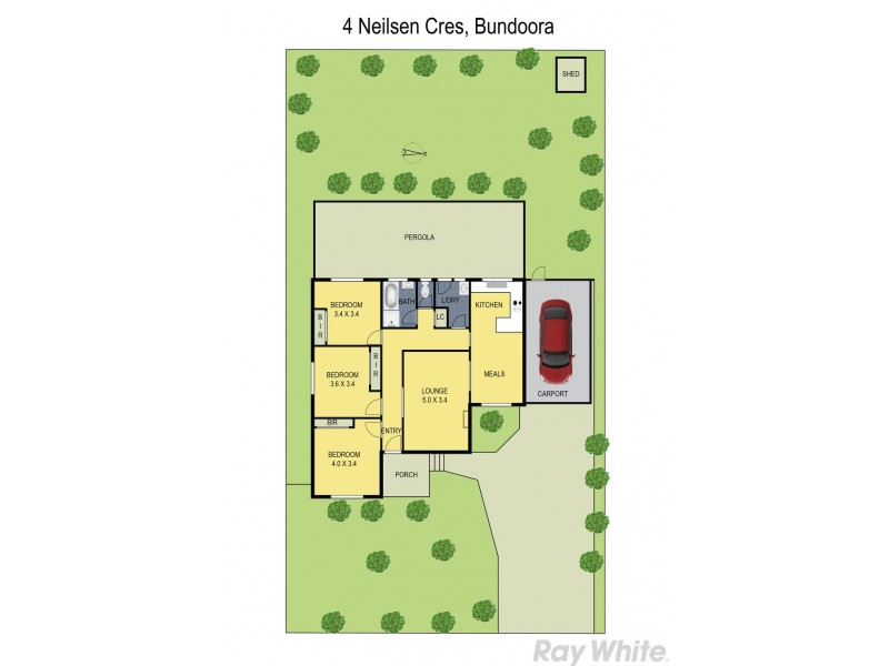 4 Neilsen Crescent, Bundoora VIC 3083 Floorplan