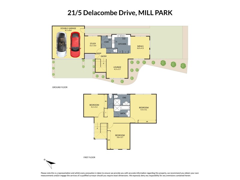 21/5 Delacombe Drive, Mill Park VIC 3082 Floorplan