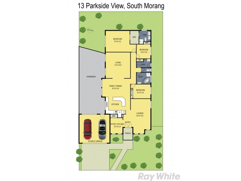 13 Parkside View, South Morang VIC 3752 Floorplan