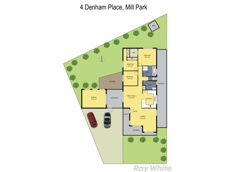 4 Denham Place, Mill Park VIC 3082 Floorplan