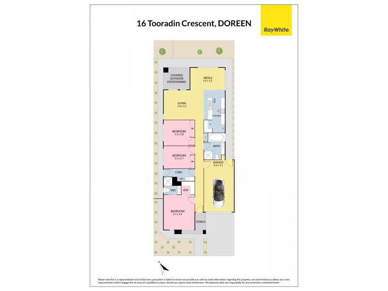 16 Tooradin Crescent, Doreen VIC 3754 Floorplan