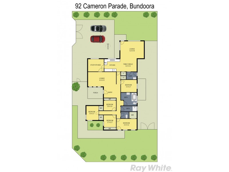 92 Cameron Parade, Bundoora VIC 3083 Floorplan