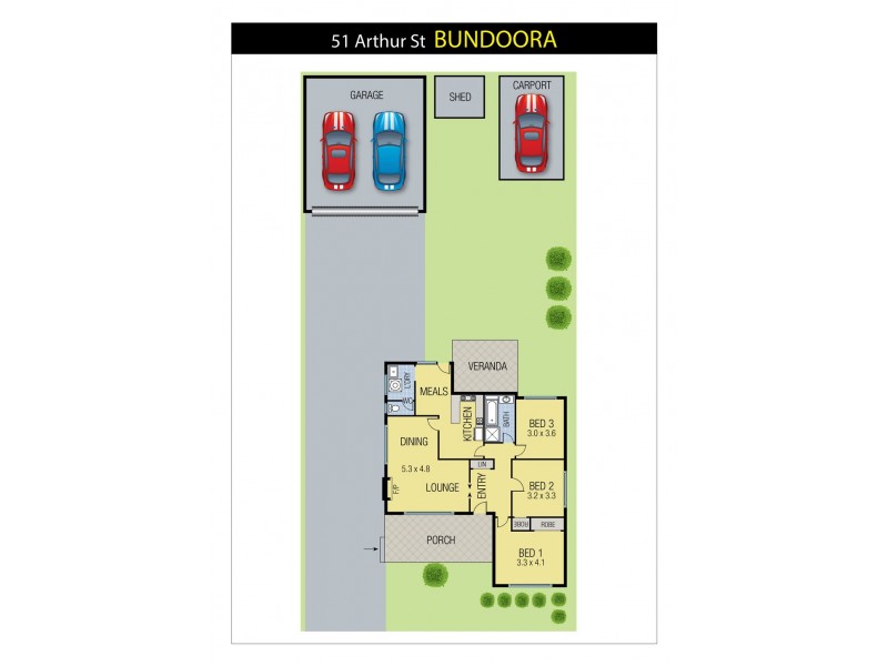 51 Arthur Street, Bundoora VIC 3083 Floorplan