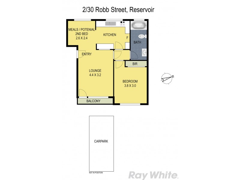 2/30 Robb Street, Reservoir VIC 3073 Floorplan