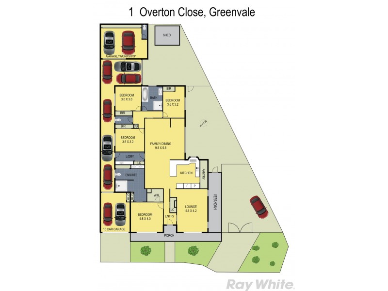 1 Overton Close, Greenvale VIC 3059 Floorplan