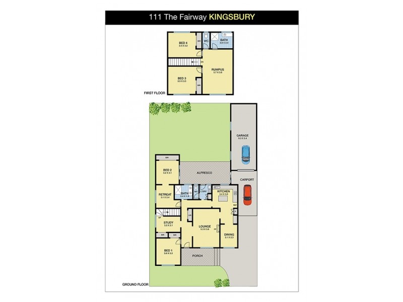 111 The Fairway, Kingsbury VIC 3083 Floorplan