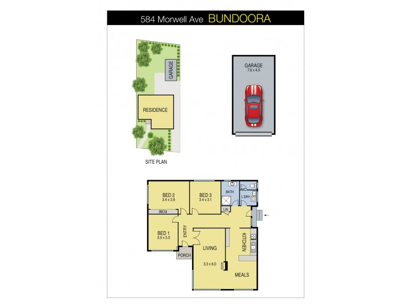 584 Morwell Avenue, Bundoora VIC 3083 Floorplan