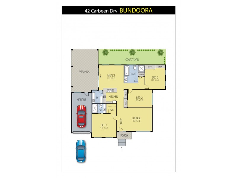 42 Carbeen Drive, Bundoora VIC 3083 Floorplan