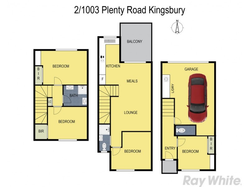 2/1003 Plenty Road, Kingsbury VIC 3083 Floorplan