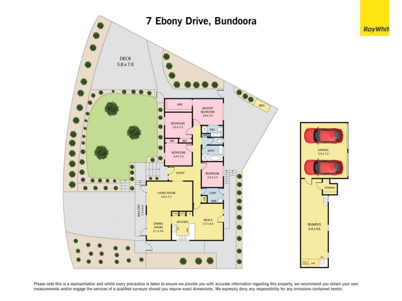 7 Ebony Drive, Bundoora VIC 3083 Floorplan