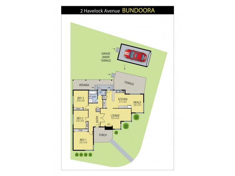 2 Havelock Avenue, Bundoora VIC 3083 Floorplan