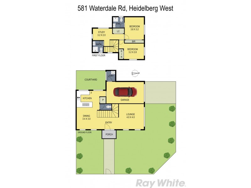 581 Waterdale Road, Heidelberg West VIC 3081 Floorplan