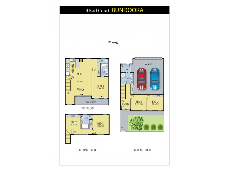 4 Karl Court, Bundoora VIC 3083 Floorplan