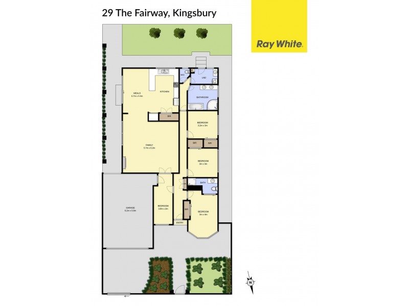 29 The Fairway, Kingsbury VIC 3083 Floorplan