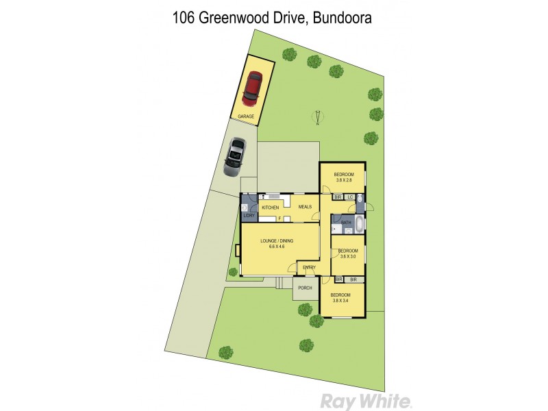 106 Greenwood Drive, Bundoora VIC 3083 Floorplan