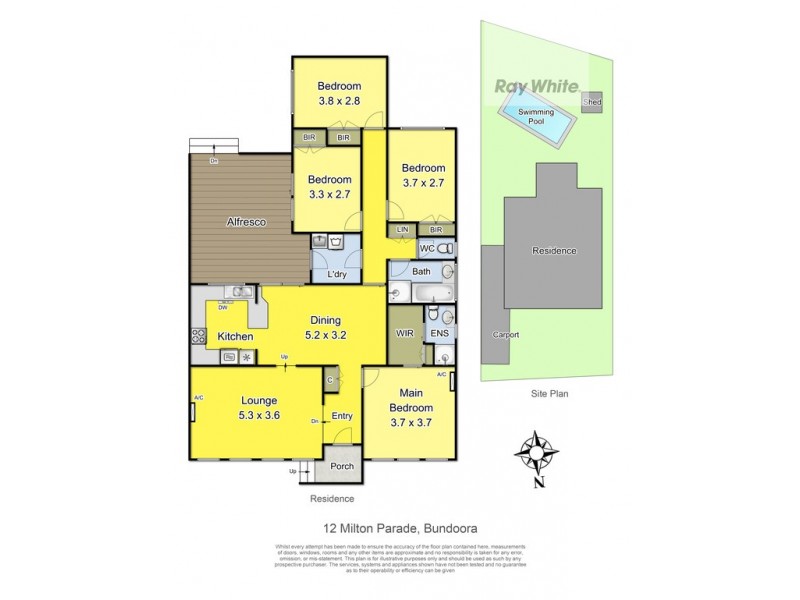12 Milton Parade, Bundoora VIC 3083 Floorplan
