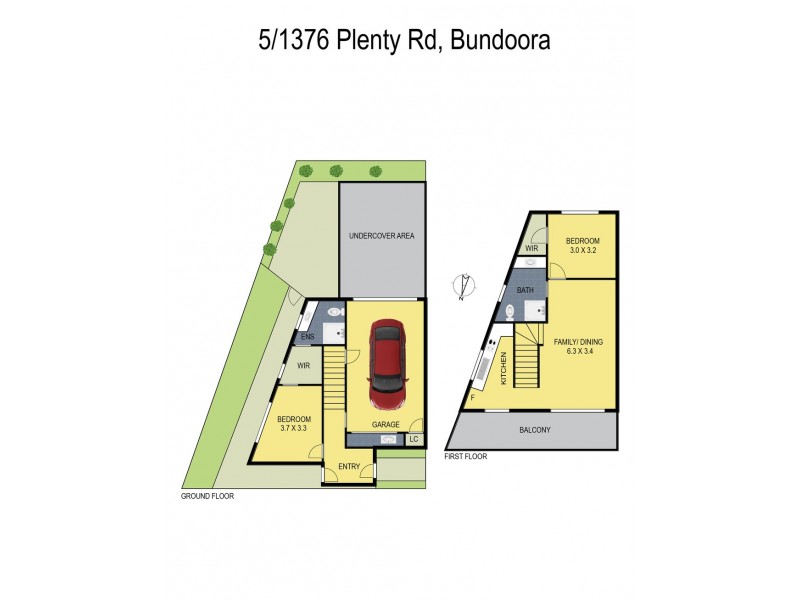 2 and 4/1376 Plenty Road, Bundoora VIC 3083 Floorplan