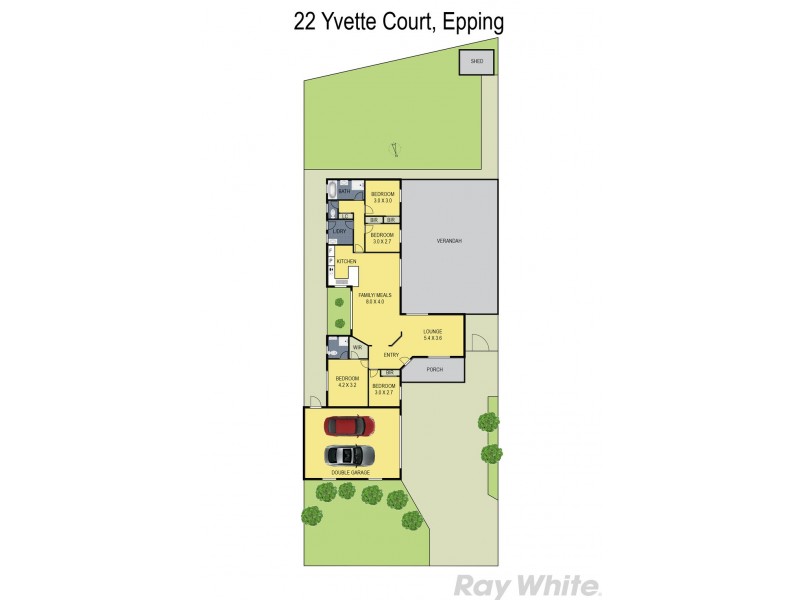 22 Yvette Court, Epping VIC 3076 Floorplan