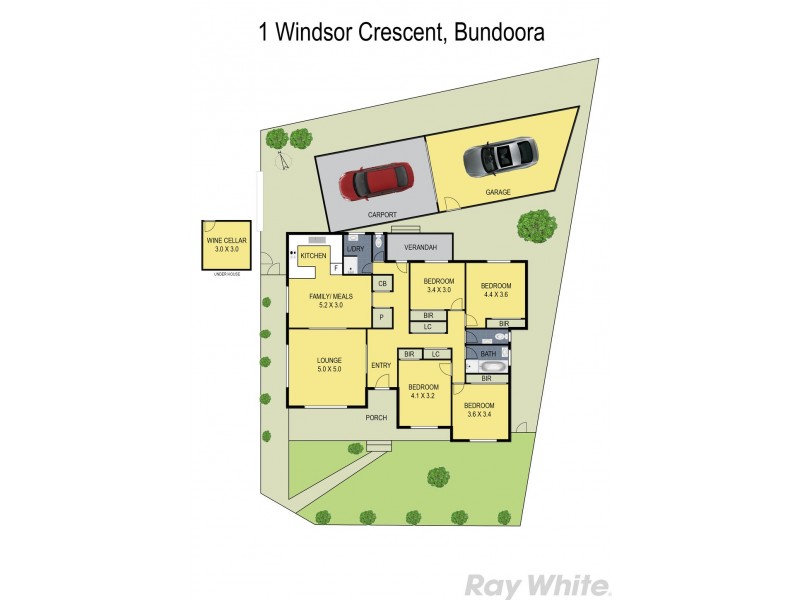 1 Windsor Crescent, Bundoora VIC 3083 Floorplan