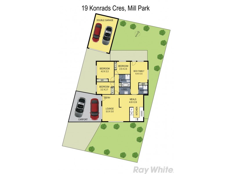 19 Konrads Crescent, Mill Park VIC 3082 Floorplan