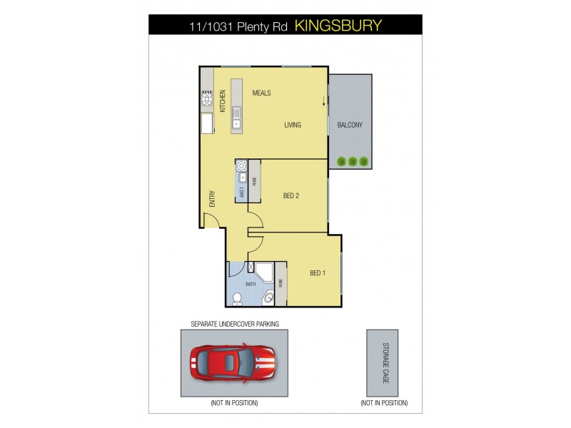 11/1031 Plenty Road, Kingsbury VIC 3083 Floorplan