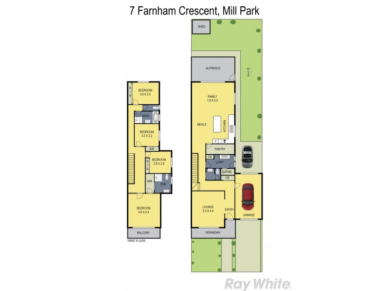 7 Farnham Crescent, Mill Park VIC 3082 Floorplan